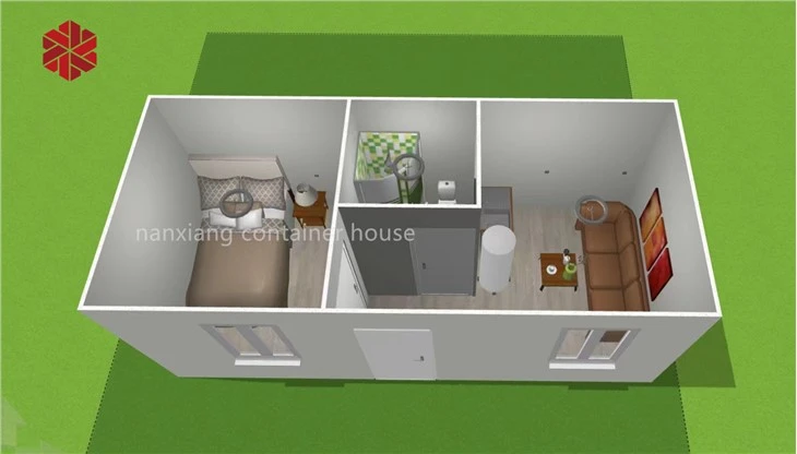 Detachable Container House With PU Sandwich Panel