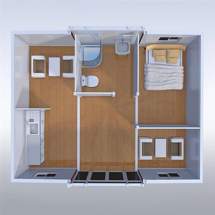 Prefab Modular Foldable Expandable Container Living House